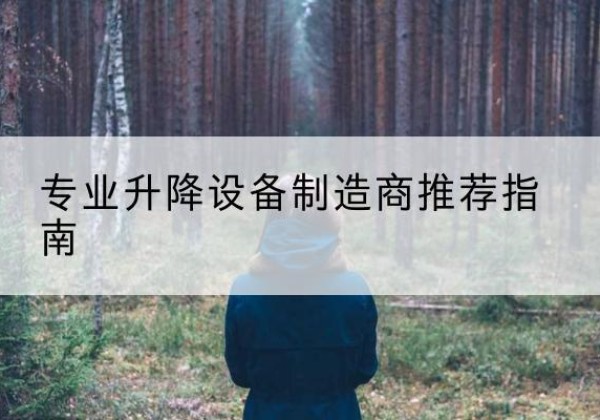 安岳电动剪叉升降平台厂家-专业升降设备制造商推荐指南